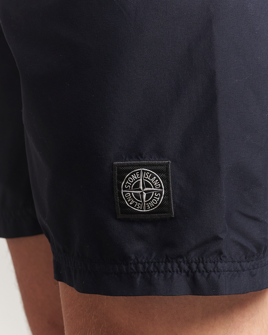 Herre | Badebukser | Stone Island | Brushed Nylon Swimshorts Navy Blue