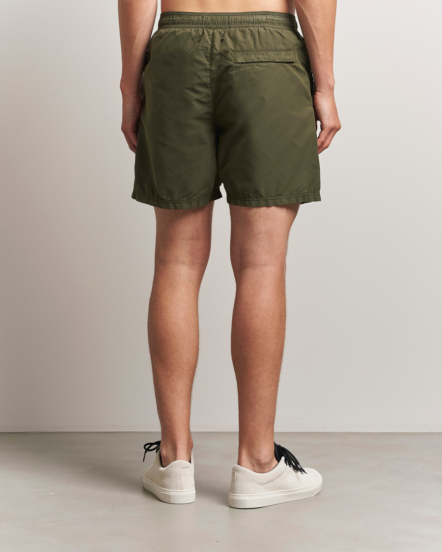 Herre | Badebukser | Stone Island | Brushed Nylon Swimshorts Military Green
