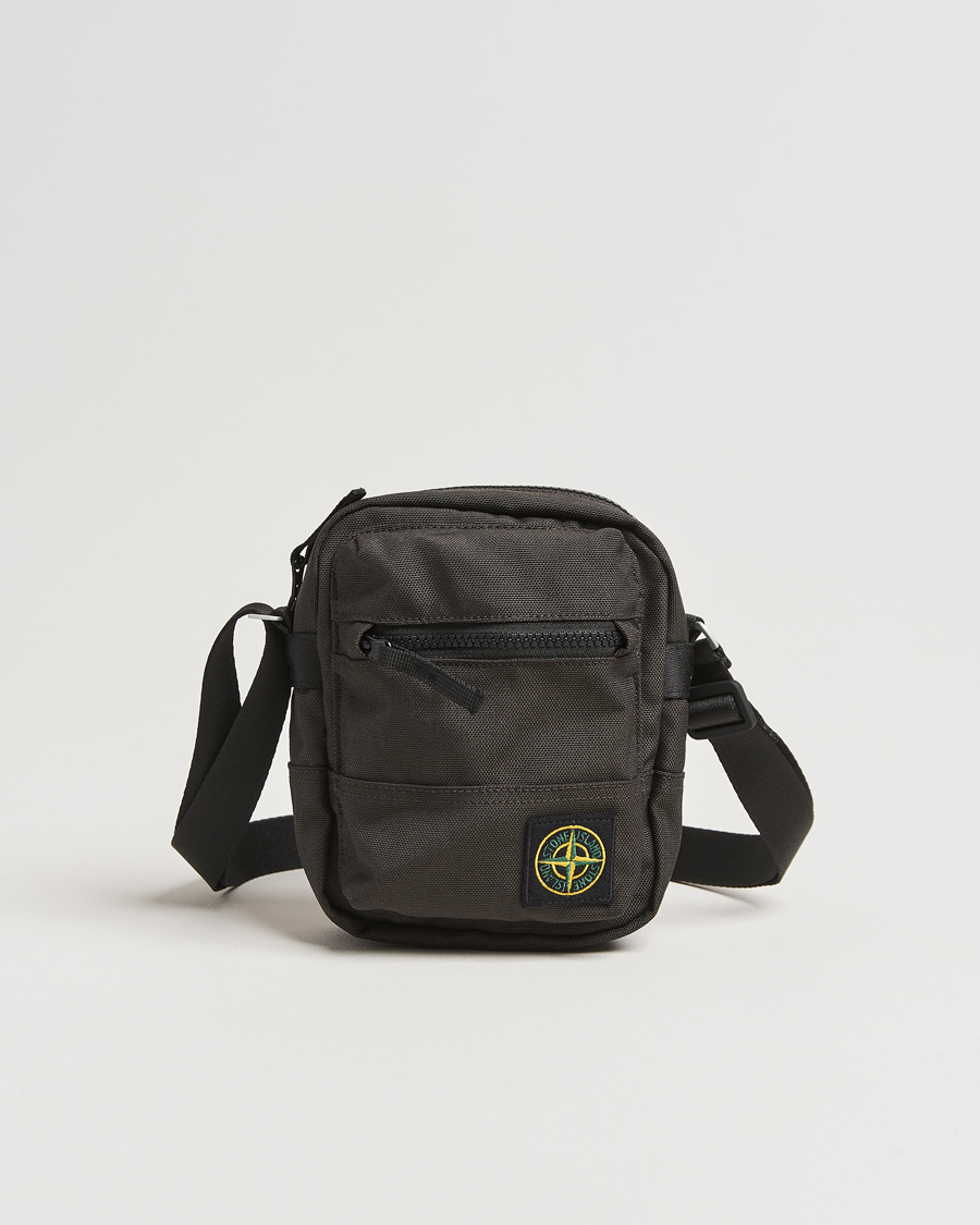 Herre | Tasker | Stone Island | Cordura Cross Body Bag Lead Grey