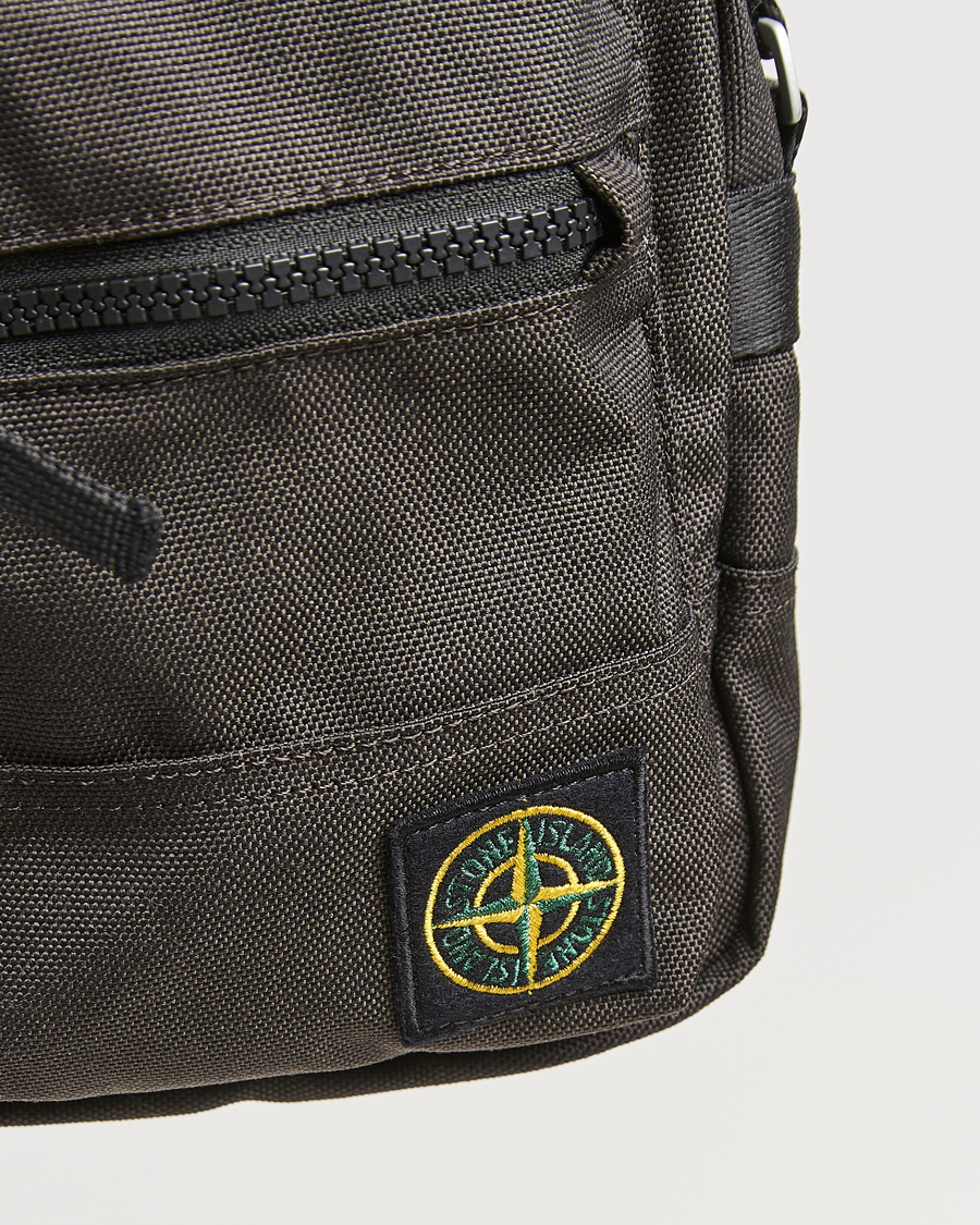 Herre | Tasker | Stone Island | Cordura Cross Body Bag Lead Grey