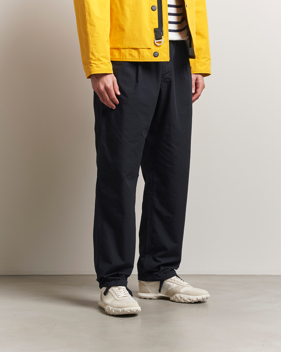 Herre | Bukser | Stone Island | Marina Organic Cotton Tela Pants Navy Blue