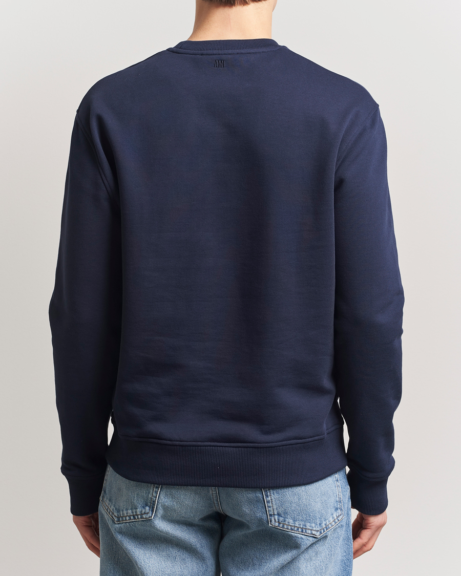 Herre | Trøjer | AMI | Heart Logo Sweatshirt Night Blue