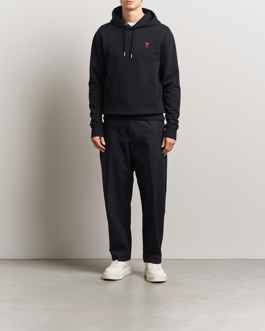 Herre | Trøjer | AMI | Heart Logo Hoodie Black
