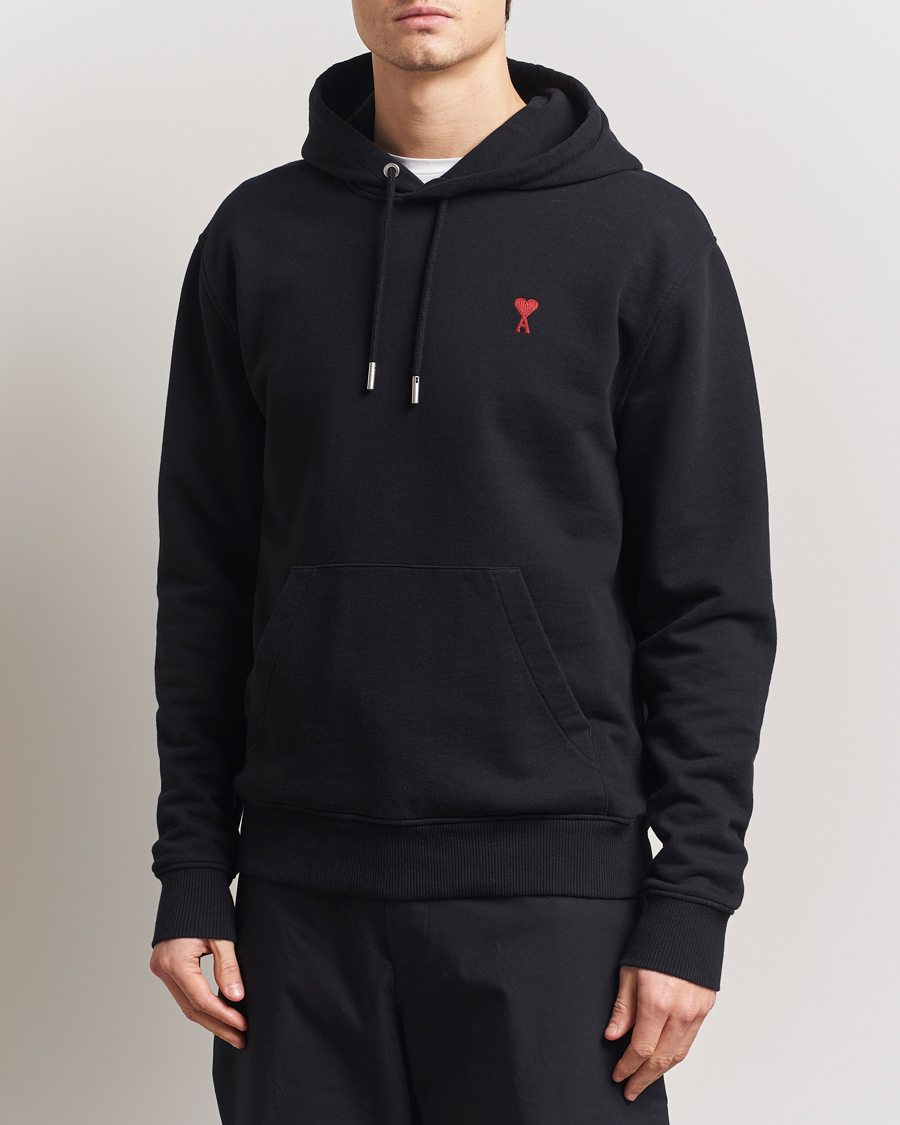 Herre | Trøjer | AMI | Heart Logo Hoodie Black