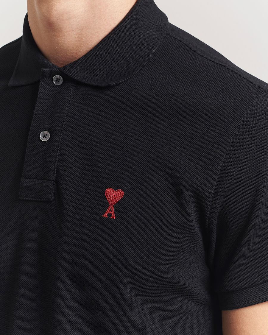 Herre | Polotrøjer | AMI | Heart Logo Polo Black