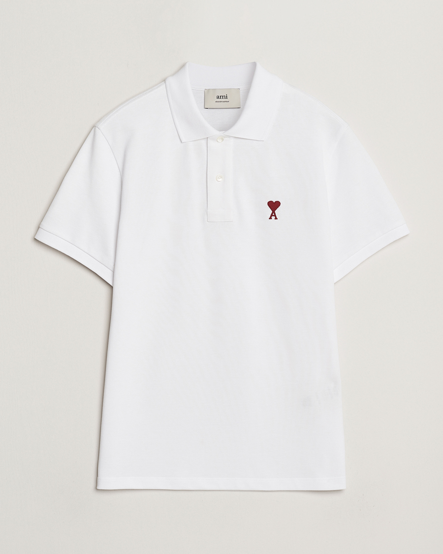 Herre | Polotrøjer | AMI | Heart Logo Polo White