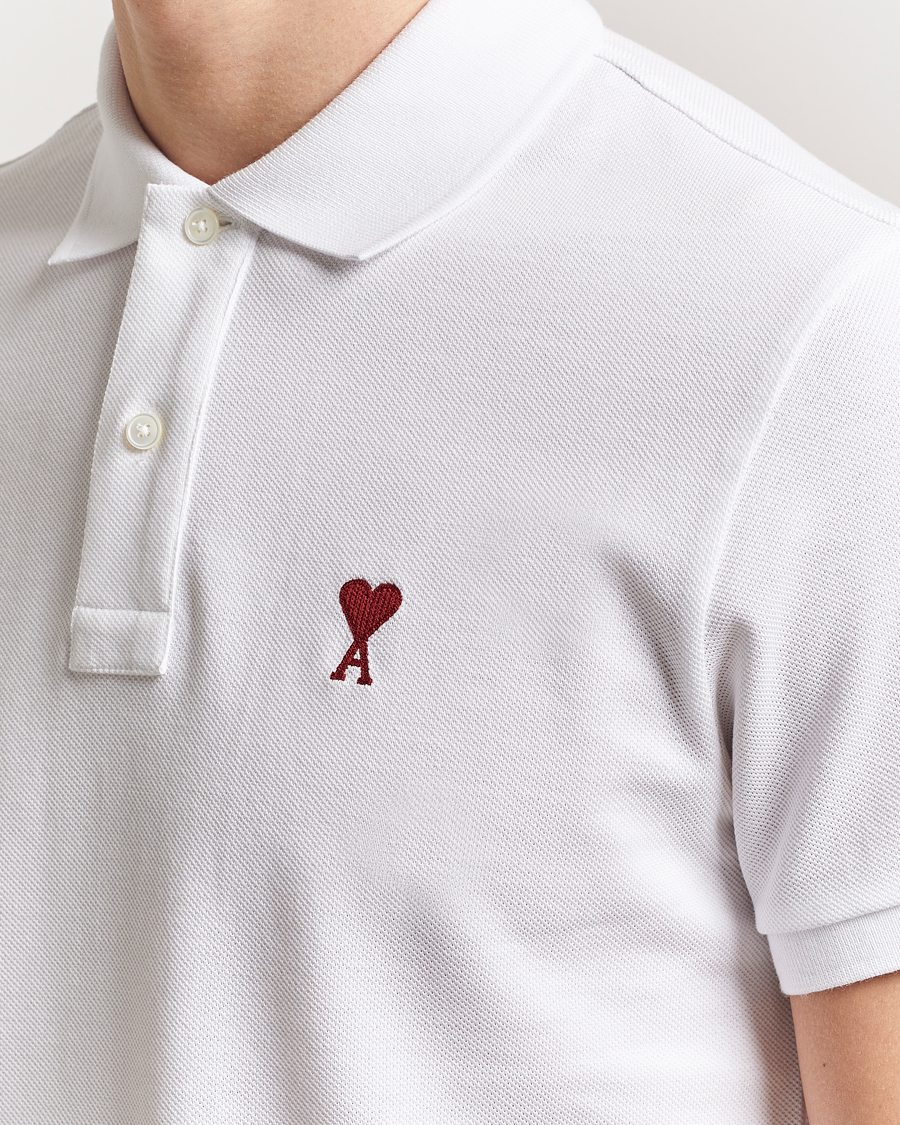Herre | Polotrøjer | AMI | Heart Logo Polo White