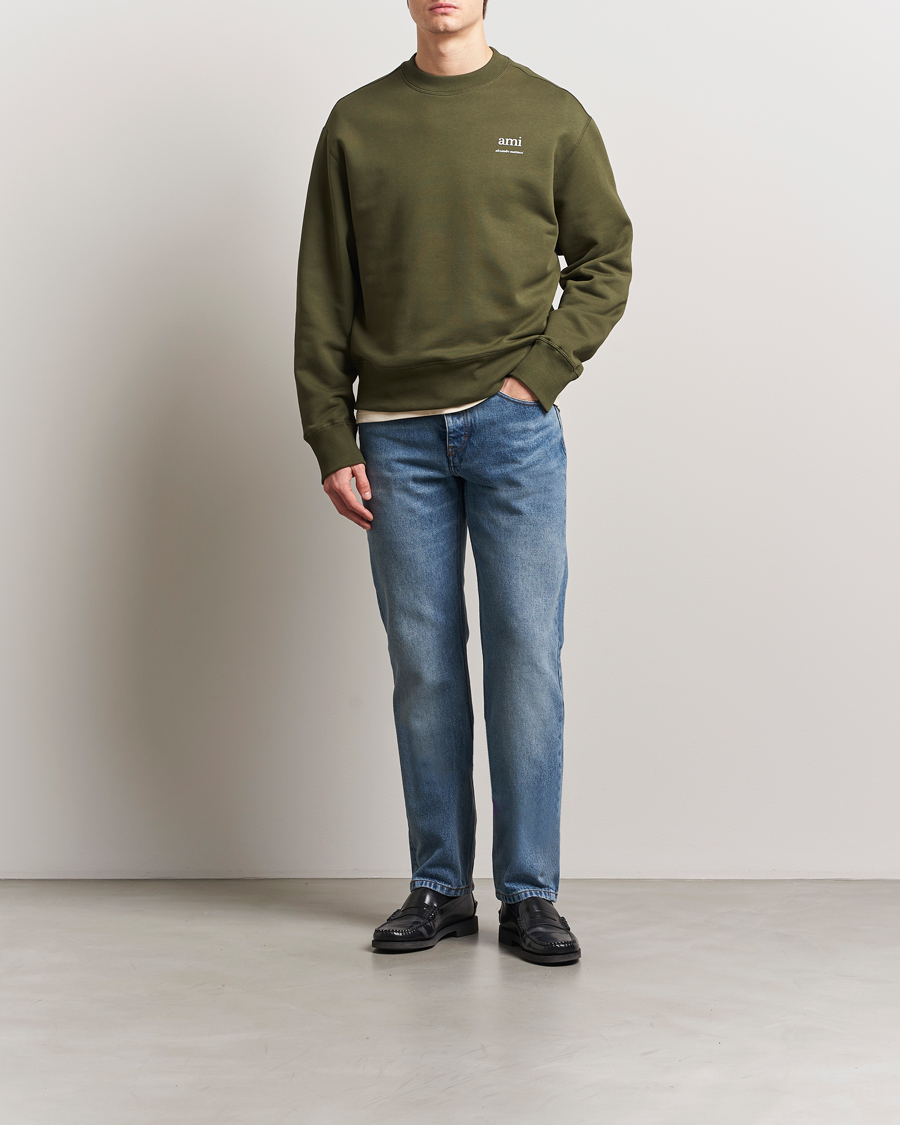 Herre | Jeans | AMI | Classic Fit Jeans Used Blue
