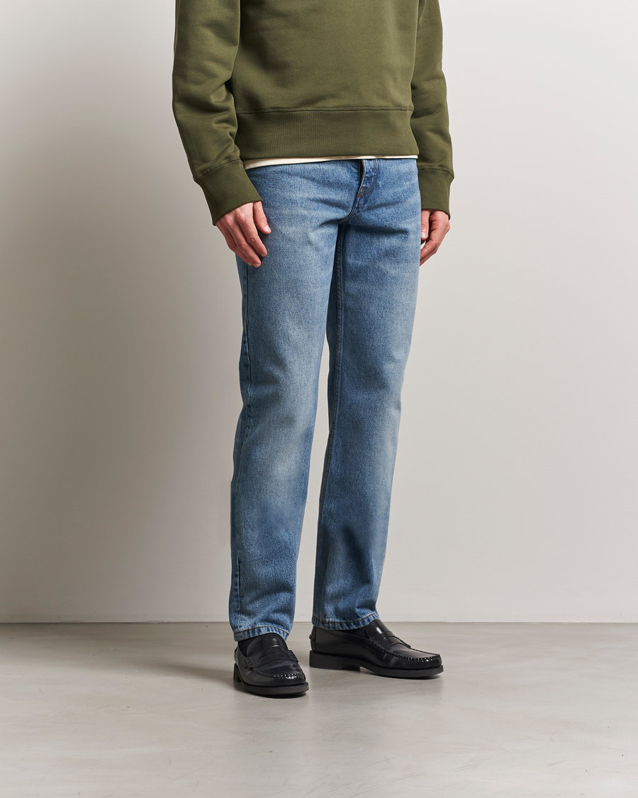 Herre | Jeans | AMI | Classic Fit Jeans Used Blue