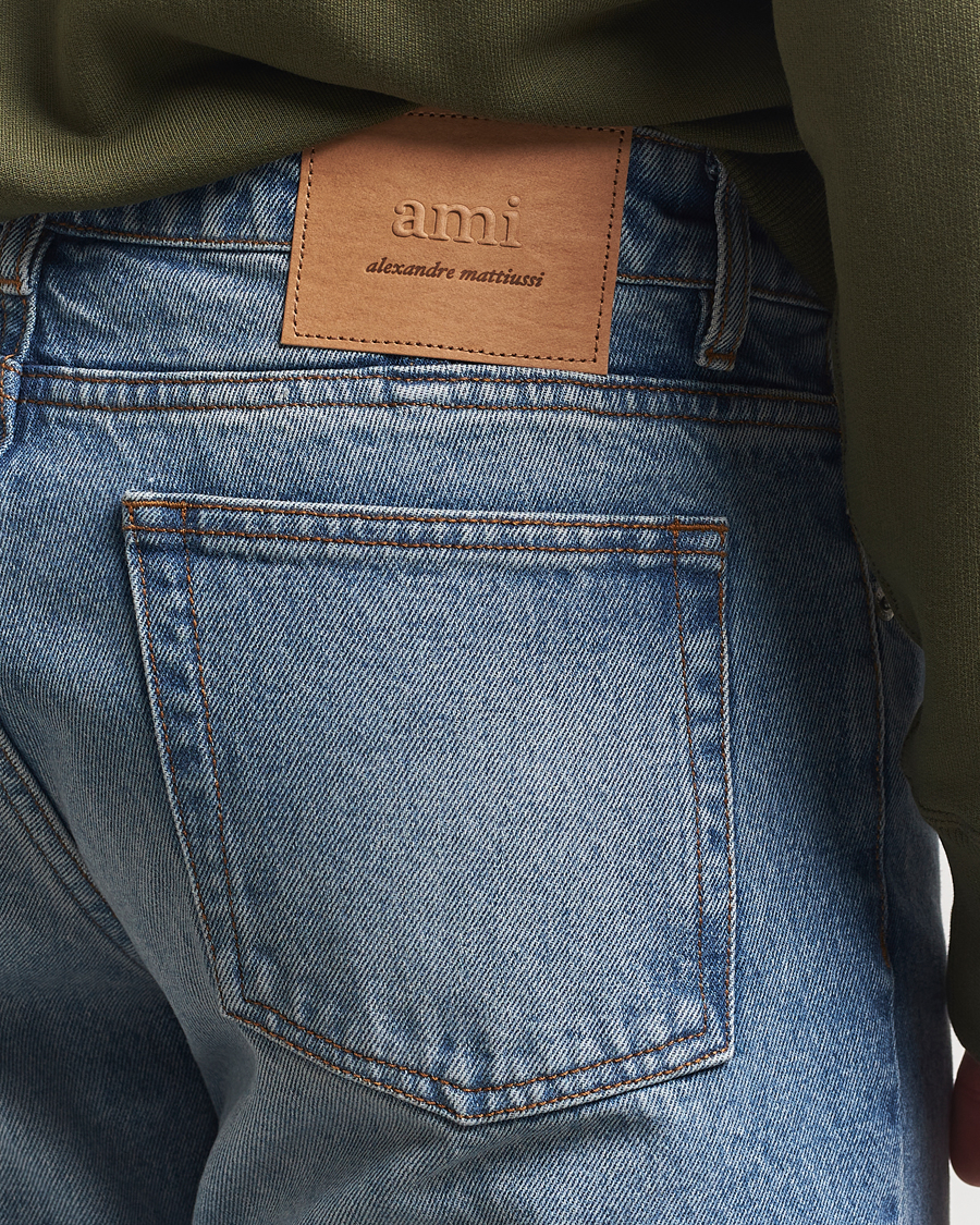 Herre | Jeans | AMI | Classic Fit Jeans Used Blue