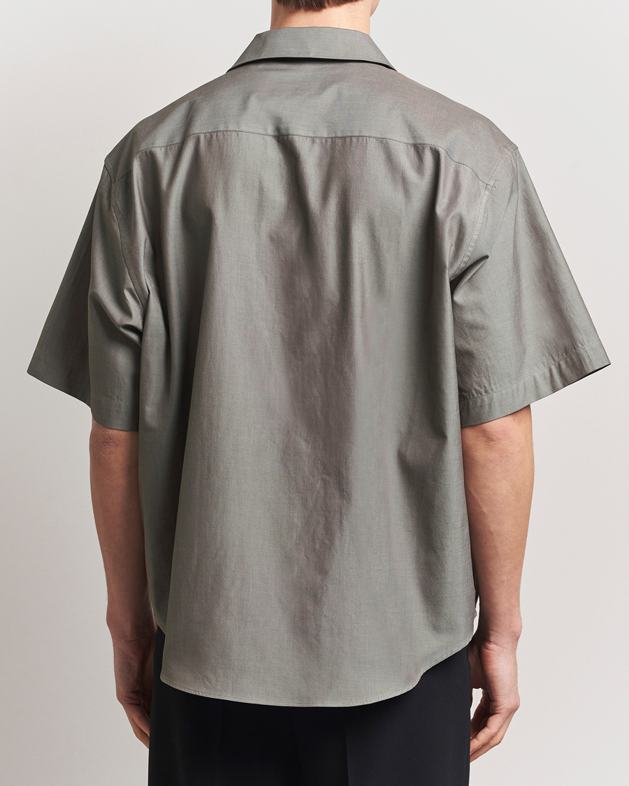 Herre | Skjorter | AMI | Short Sleeve Boxy Shirt Smoke Grey