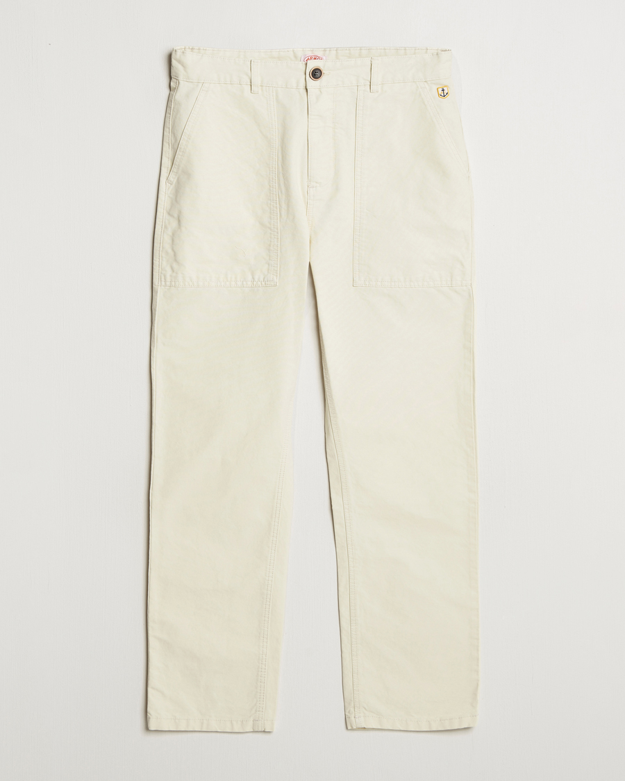 Herre | Chinos | Armor-lux | Workwear Trousers Oyster Clair