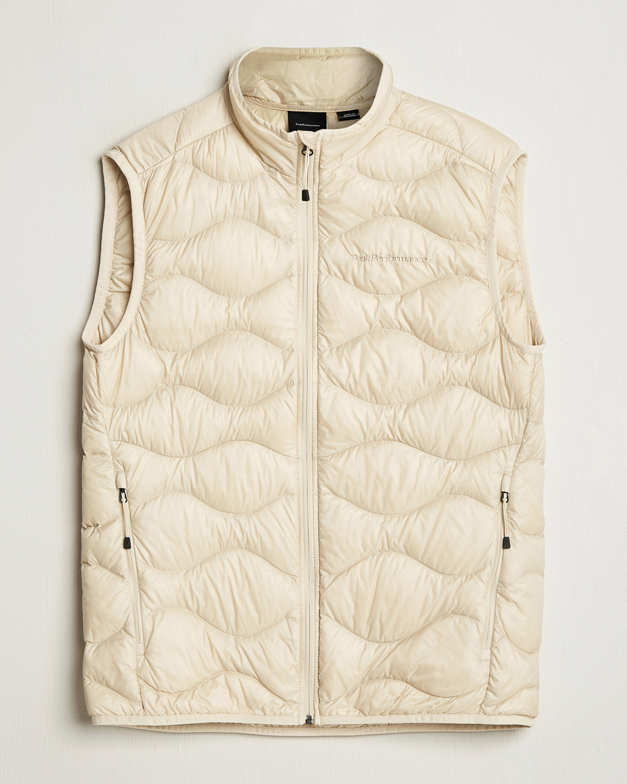 Herre | Jakker | Peak Performance | Helium Down Vest Sand Fog