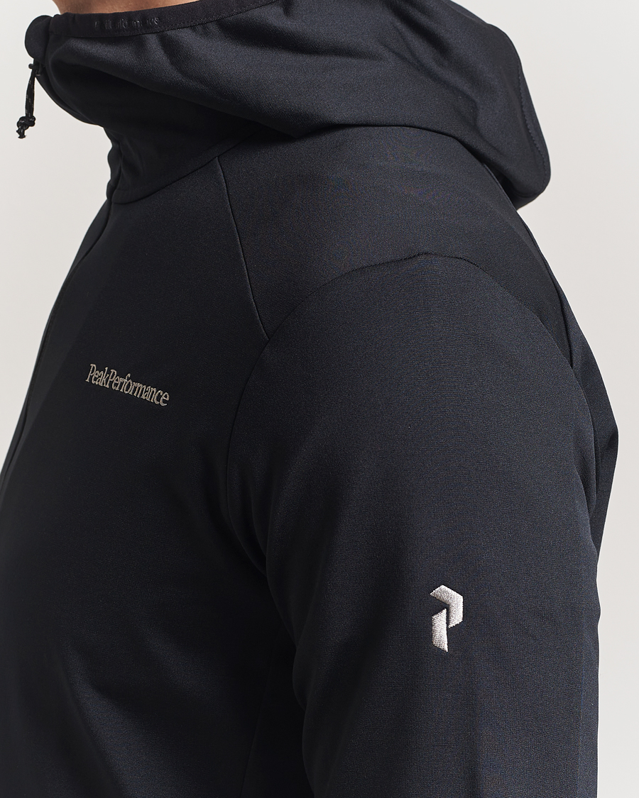 Herre | Trøjer | Peak Performance | Light Hooded Full Zip Black