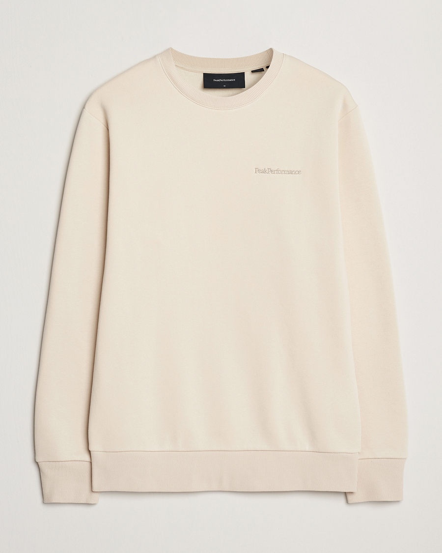 Herre | Trøjer | Peak Performance | Original Crew Neck Sweatshirt Sand Fog