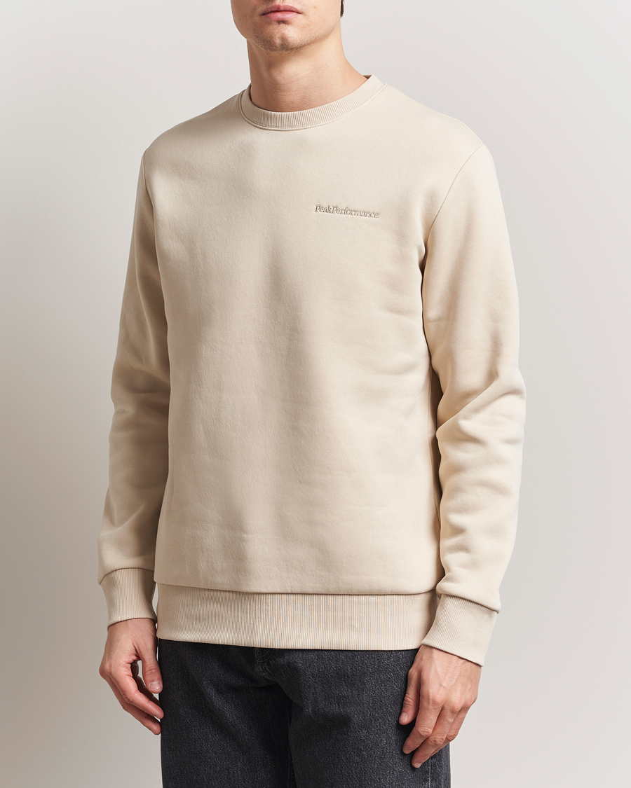 Herre | Trøjer | Peak Performance | Original Crew Neck Sweatshirt Sand Fog