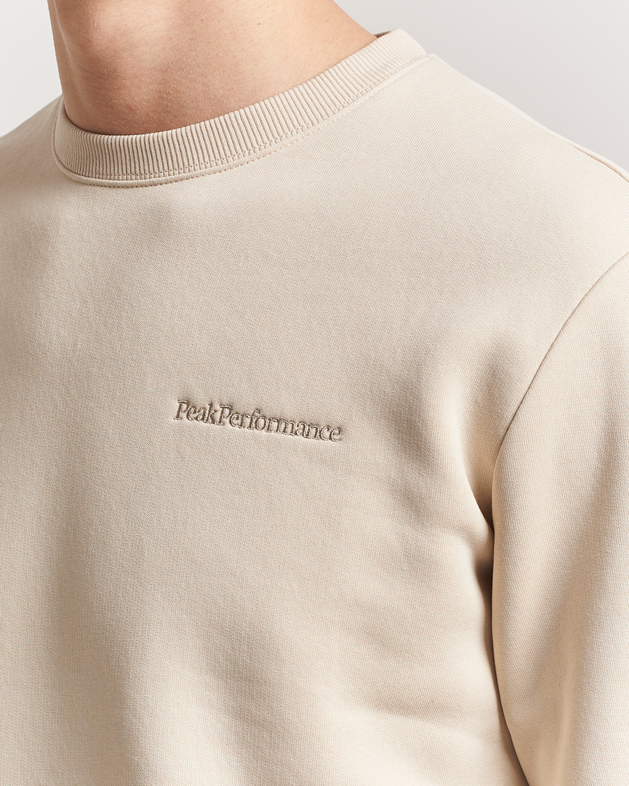 Herre | Trøjer | Peak Performance | Original Crew Neck Sweatshirt Sand Fog