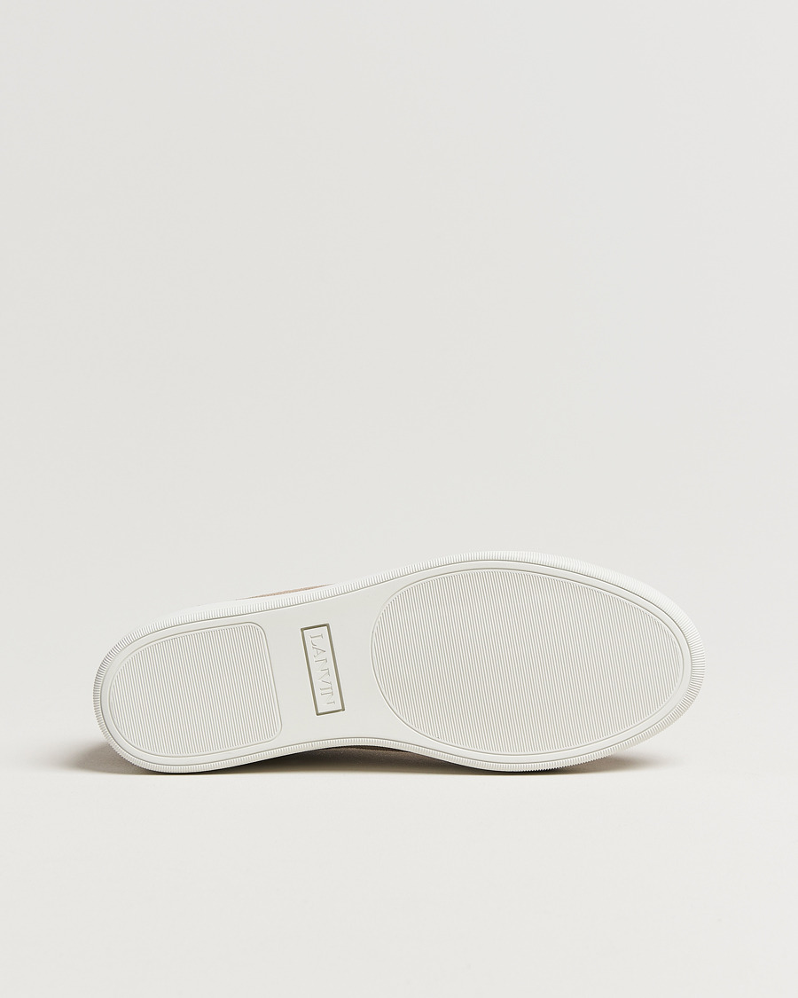 Herre | Lanvin Nappa Cap Toe Sneaker Mastic | Lanvin | Nappa Cap Toe Sneaker Mastic