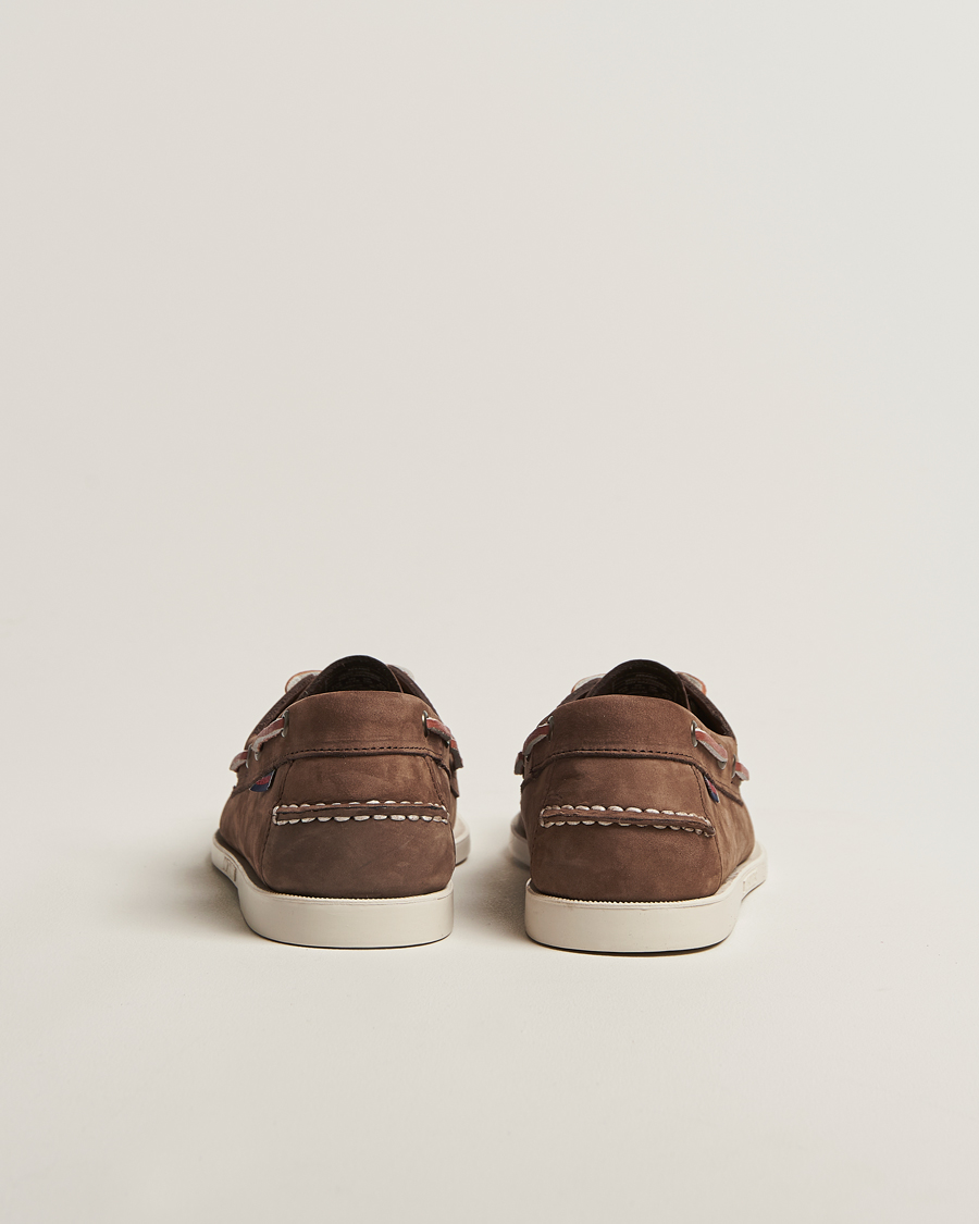 Herre | Sejlersko | Sebago | Docksides Portland Nubuck Boat Shoe Dark Brown