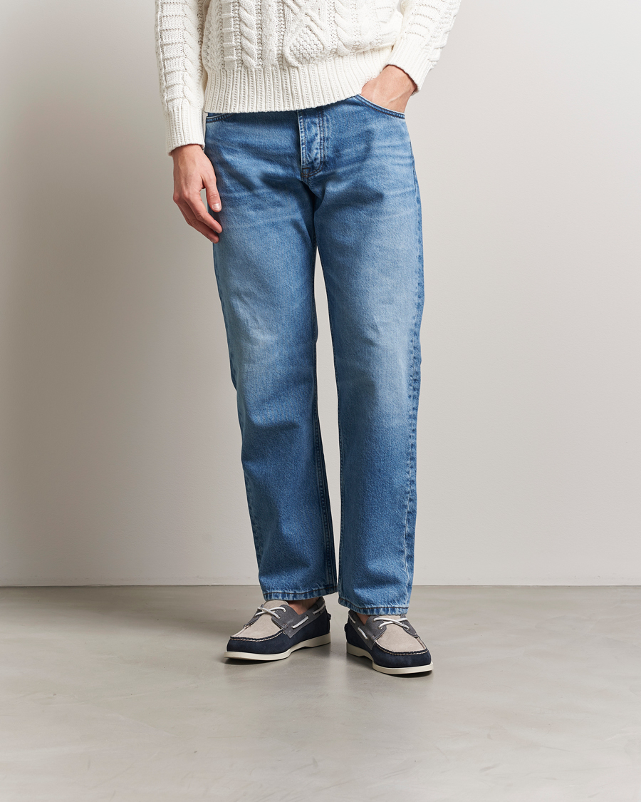 Herre | Sejlersko | Sebago | Docksides Portland Jib Boat Shoe Navy/Grey