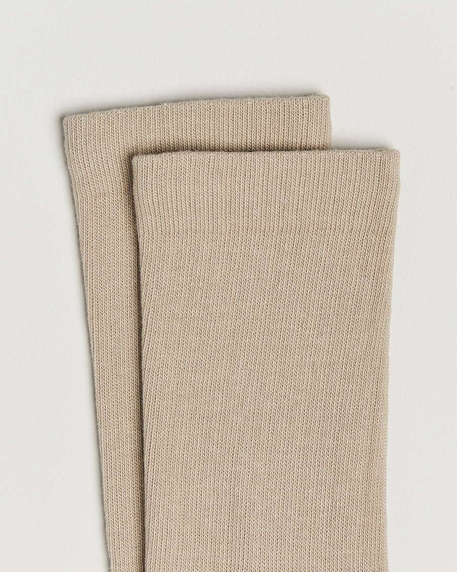 Herre | Undertøj | Sweyd | Two Tone Cotton Socks Sand/Off White