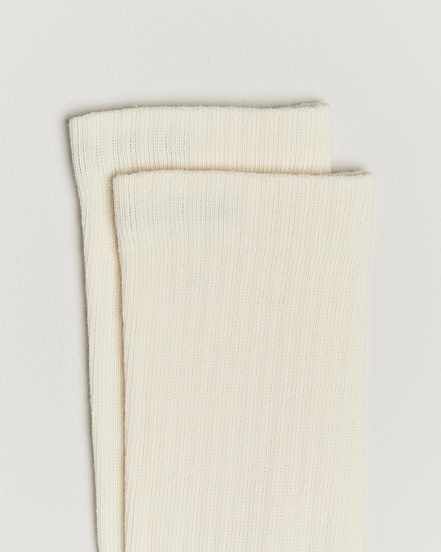 Herre | Undertøj | Sweyd | Two Tone Cotton Socks Off White/Sand
