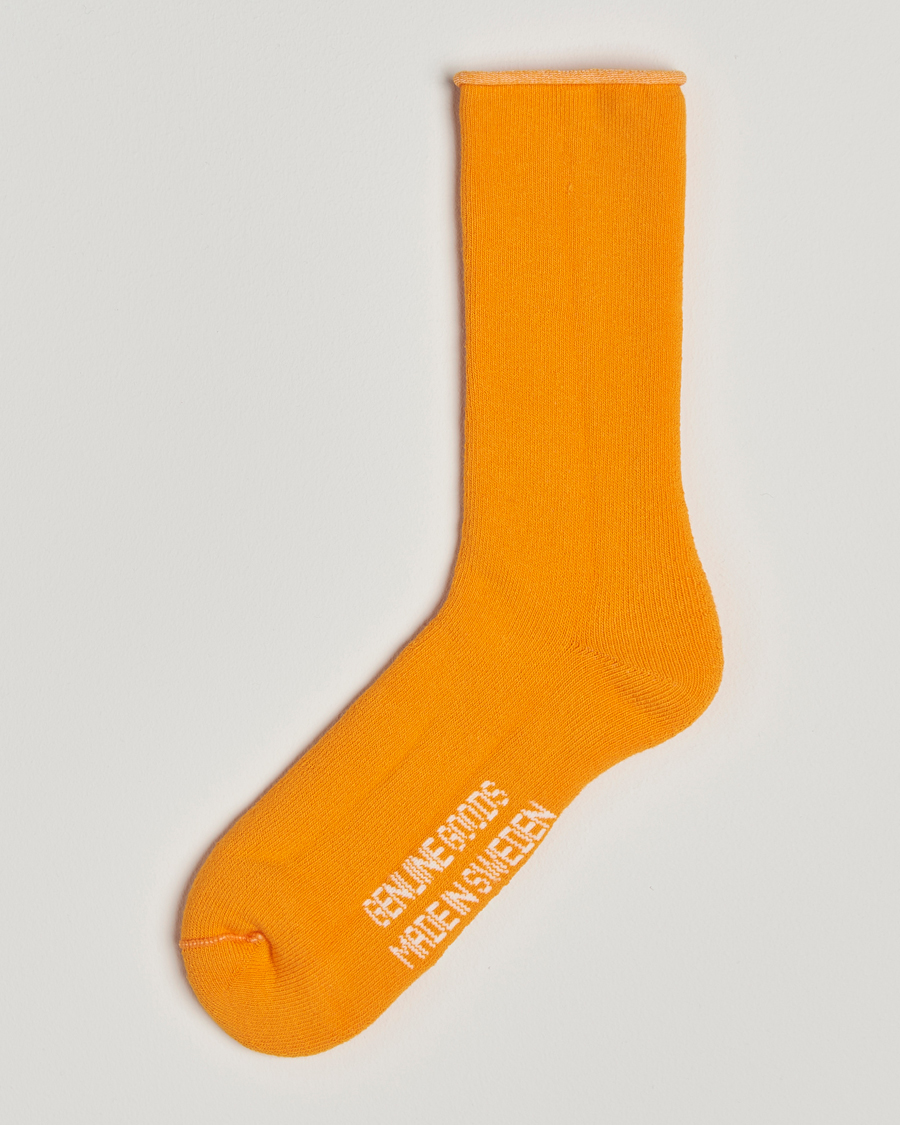 Herre | Undertøj | Sweyd | Cotton Cabin Socks Safety Orange
