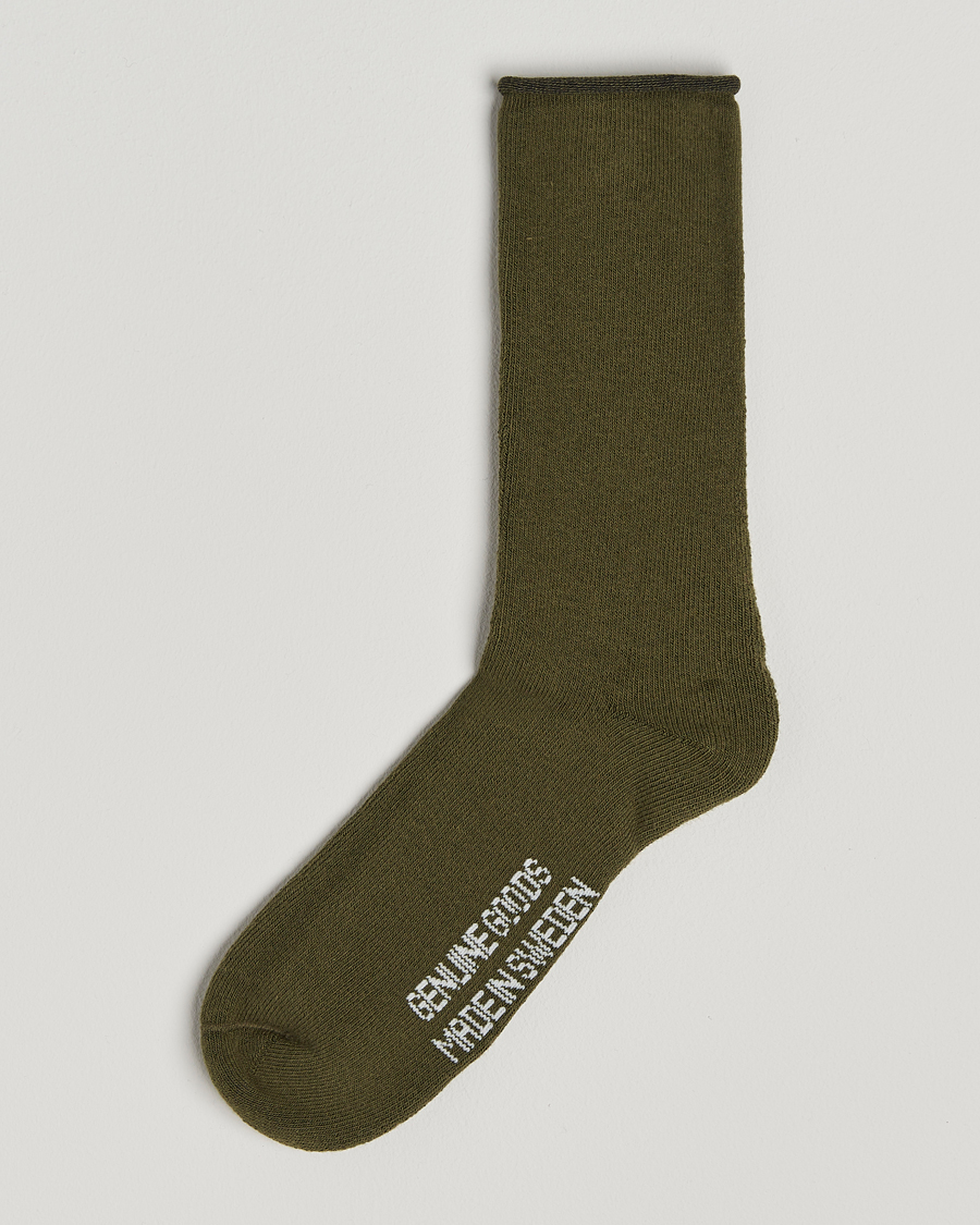 Herre | Undertøj | Sweyd | Cotton Cabin Socks Army Green