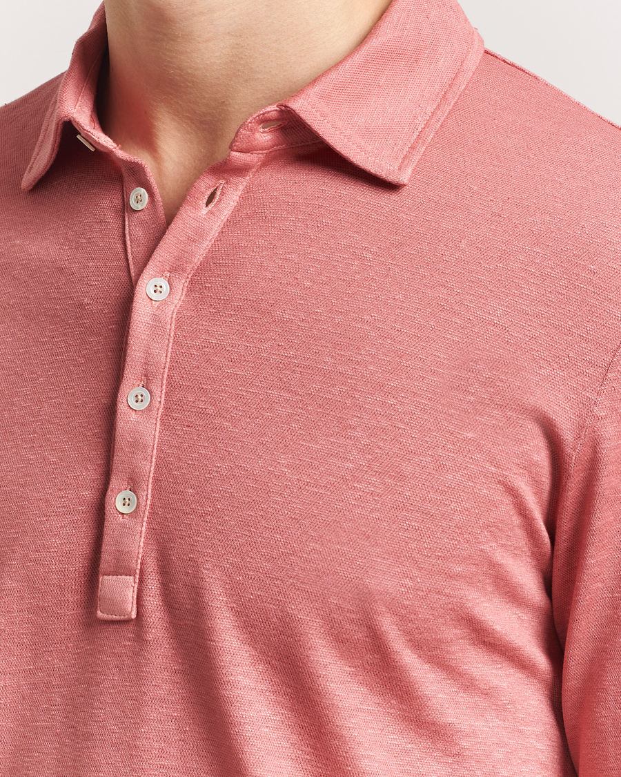 Herre | Polotrøjer | Massimo Alba | Raya Long Sleeve Polo Coral