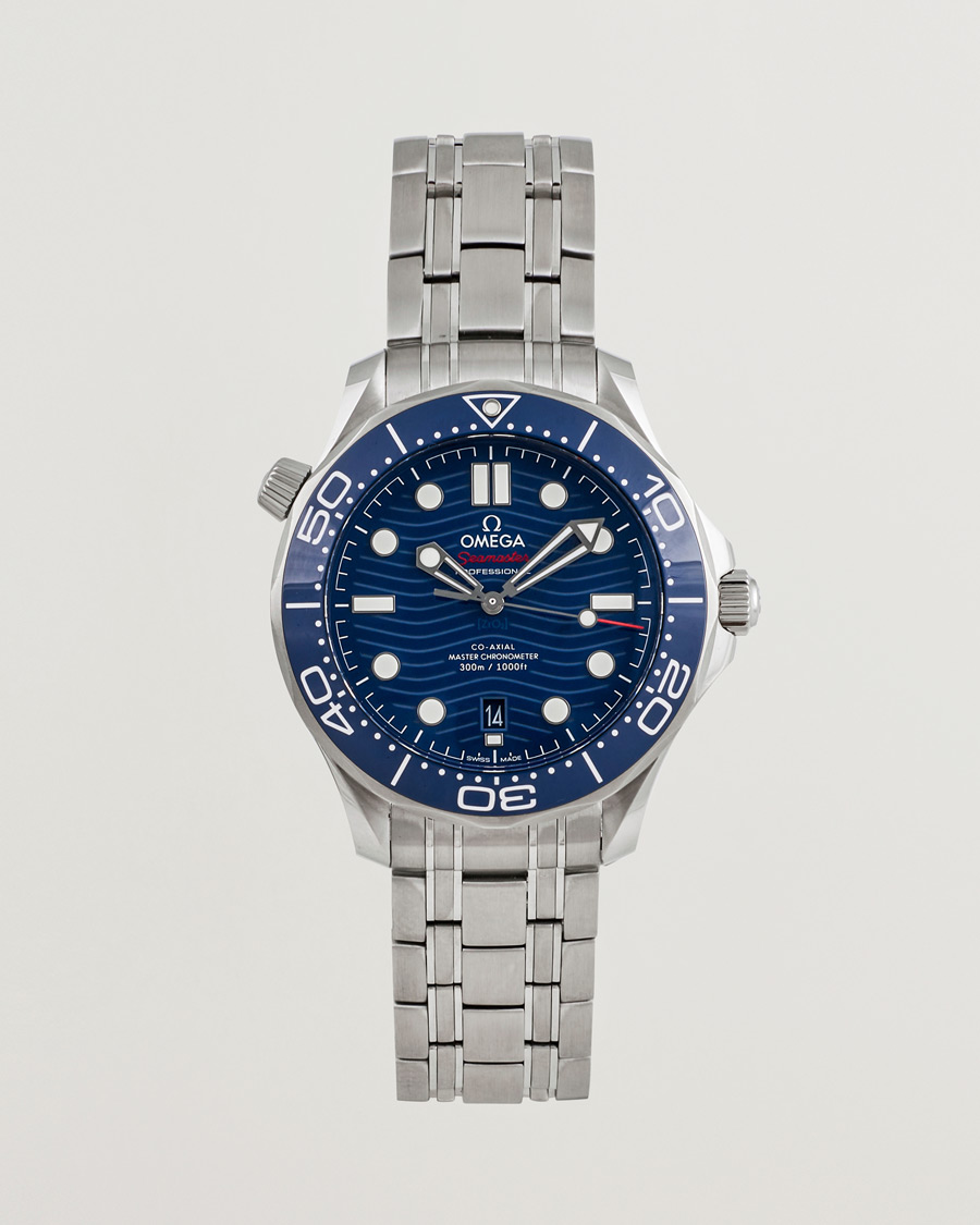 Herre | Omega Pre-Owned Seamaster Diver 300M Steel Blue | Omega Pre-Owned | Seamaster Diver 300M Steel Blue