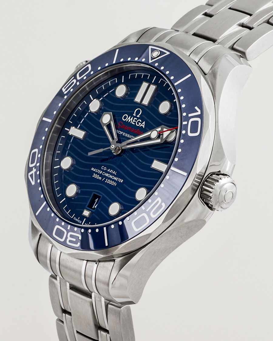 Herre | Omega Pre-Owned Seamaster Diver 300M Steel Blue | Omega Pre-Owned | Seamaster Diver 300M Steel Blue