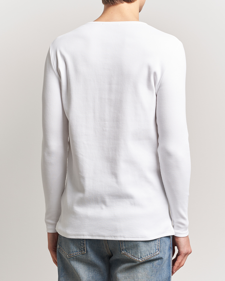 Herre | Trøjer | Tiger of Sweden | Roye Long Sleeve Henley Pure White