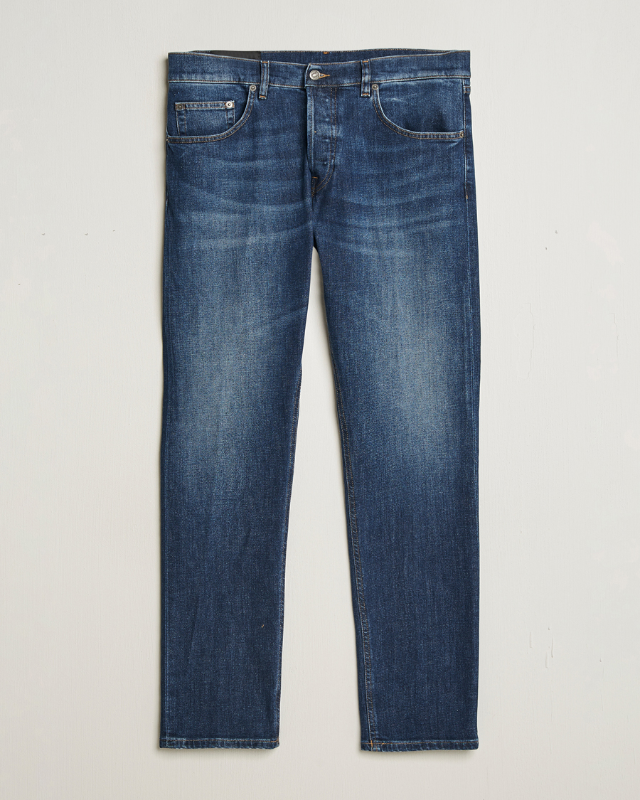 Herre | Jeans | Dondup | Icon Regular Fit Jeans Dark Blue