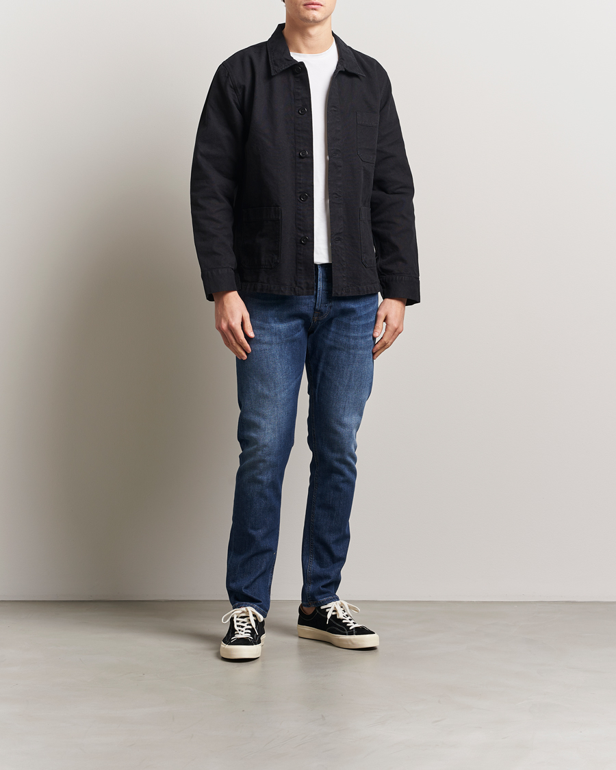 Herre | Jeans | Dondup | Icon Regular Fit Jeans Dark Blue