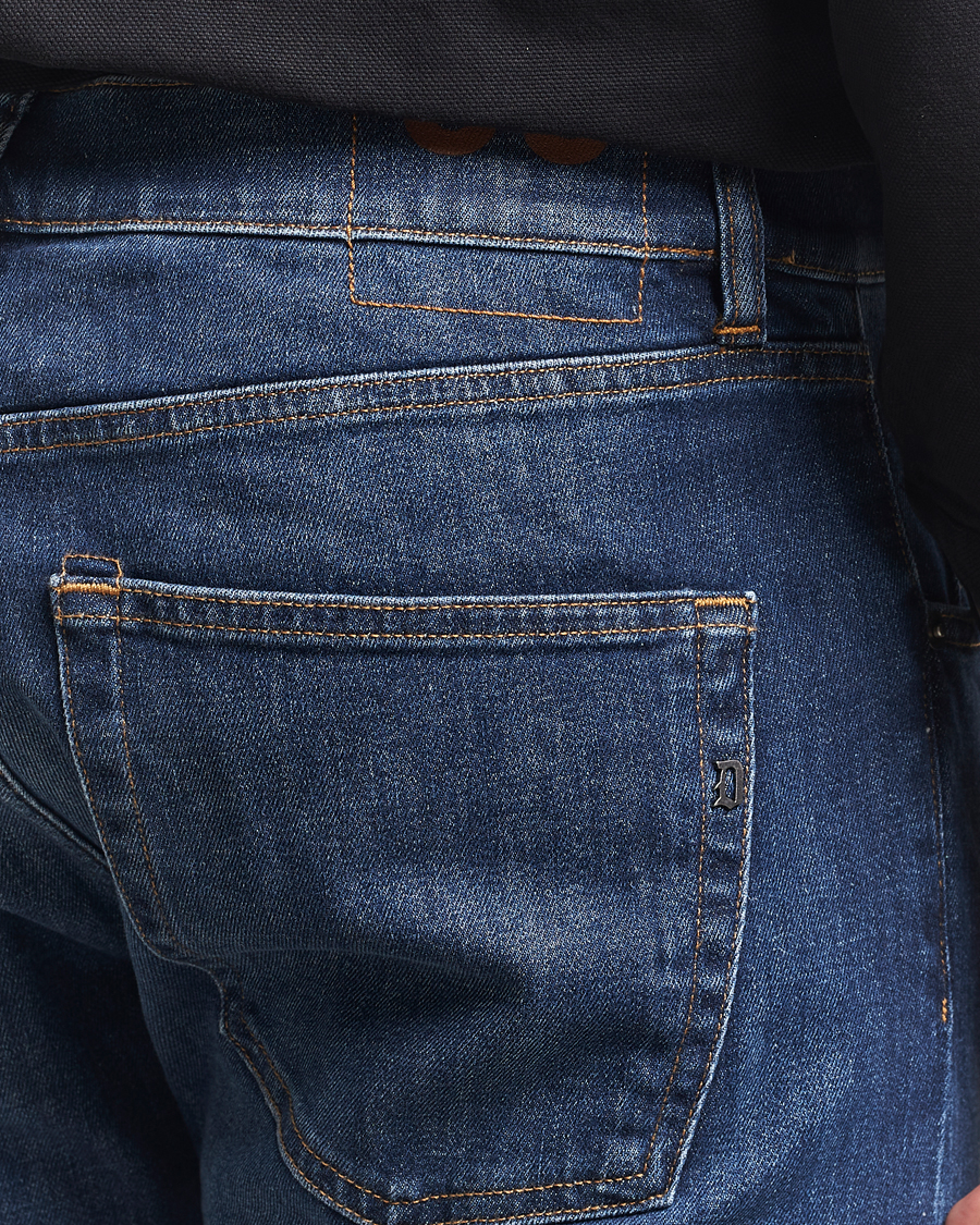 Herre | Jeans | Dondup | Icon Regular Fit Jeans Dark Blue
