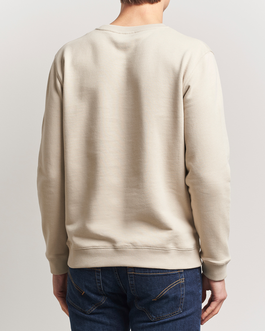 Herre | Trøjer | Dondup | Logo Crew Neck Sweatshirt Sand
