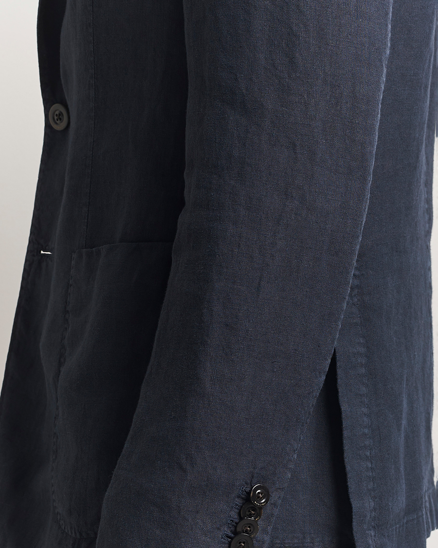 Herre | Jakkesæt | Boglioli | K Jacket Linen Suit Navy
