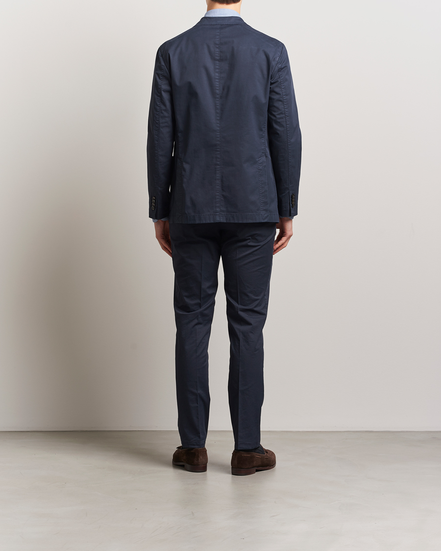 Herre | Jakkesæt | Boglioli | K Jacket Supima Cotton Suit Navy