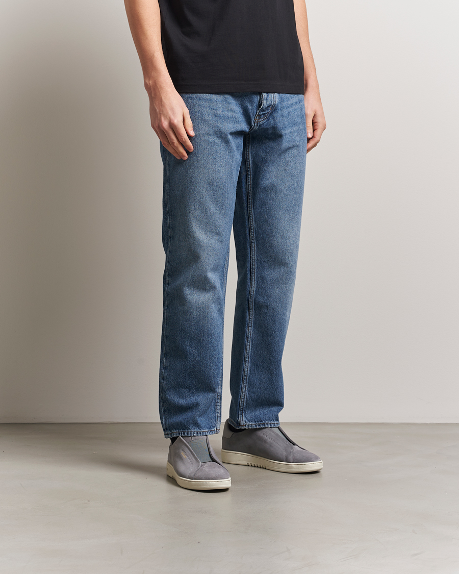 Herre | Sneakers | Axel Arigato | Dice Laceless Suede Sneaker Dark Grey