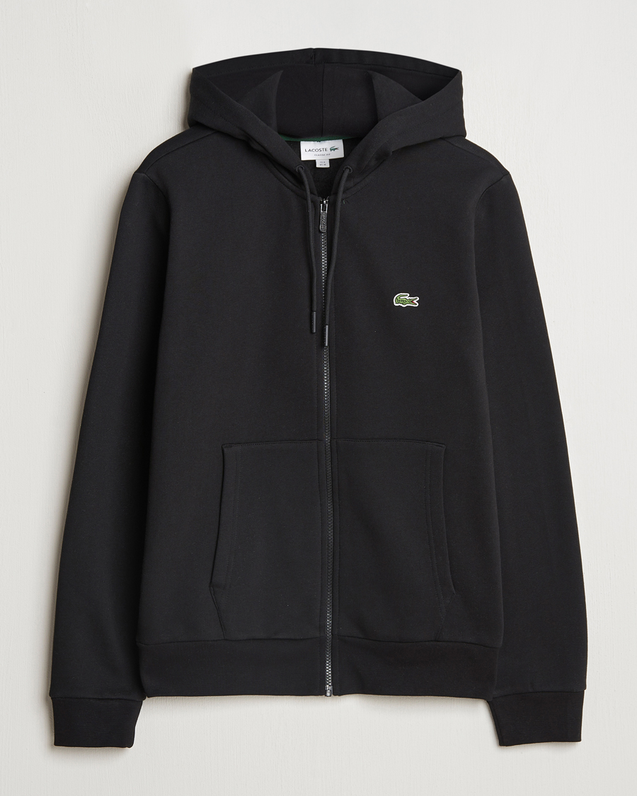 Herre | Trøjer | Lacoste | Full Zip Hoodie Black