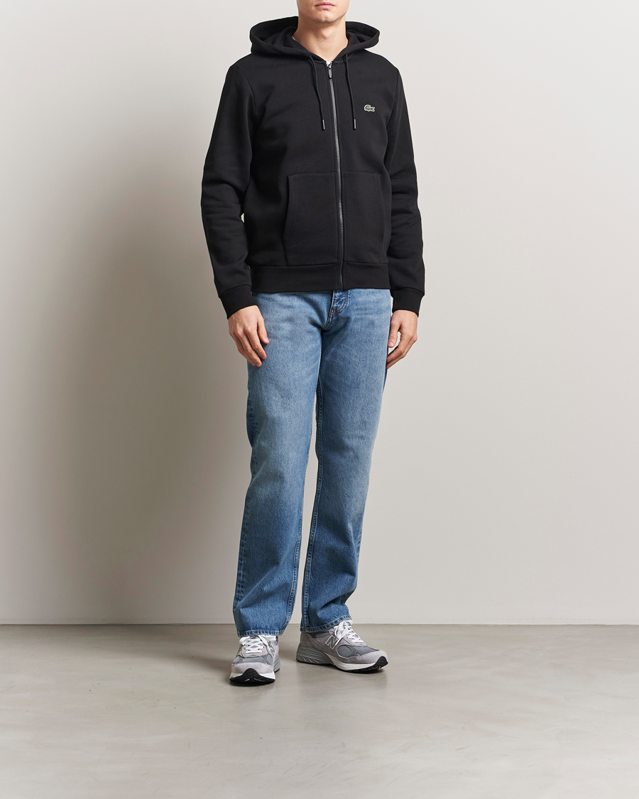 Herre | Trøjer | Lacoste | Full Zip Hoodie Black