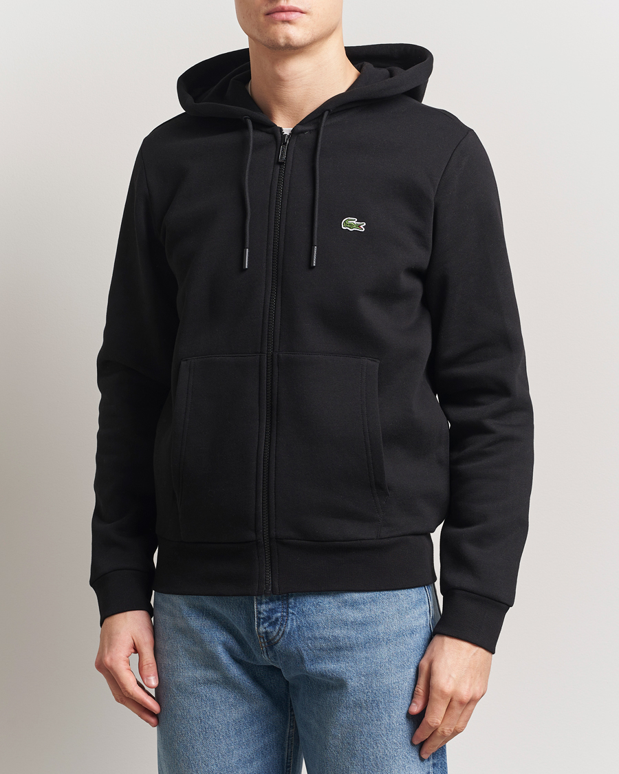 Herre | Trøjer | Lacoste | Full Zip Hoodie Black