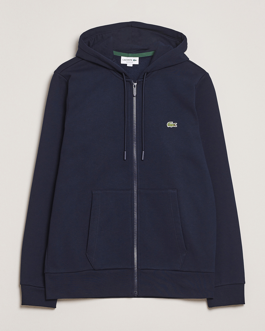 Herre | Trøjer | Lacoste | Full Zip Hoodie Navy Blue