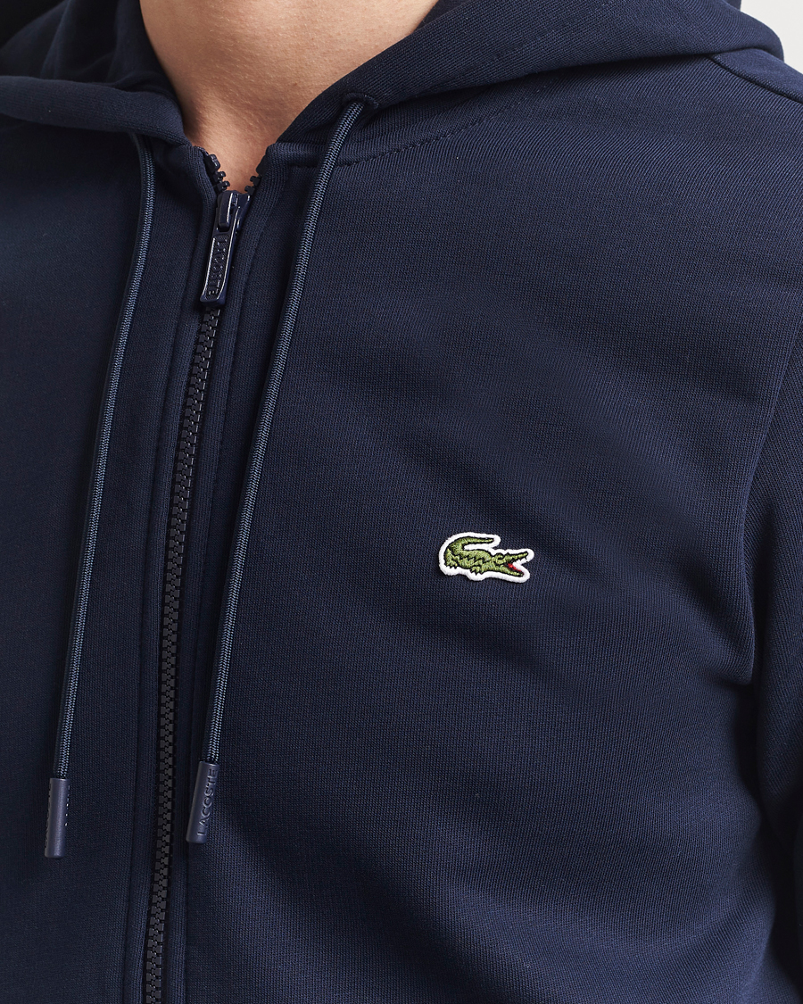 Herre | Trøjer | Lacoste | Full Zip Hoodie Navy Blue