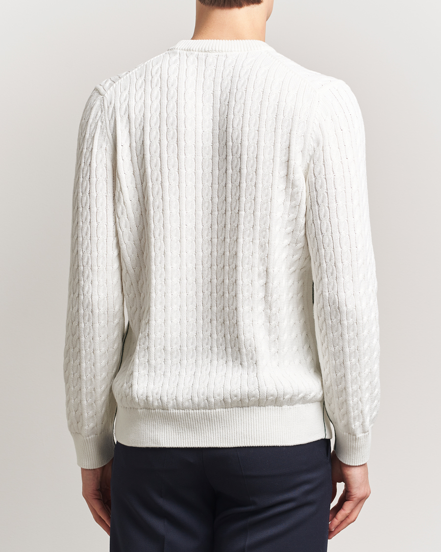 Herre | Trøjer | Lacoste | Cotton Cable Sweater Flour