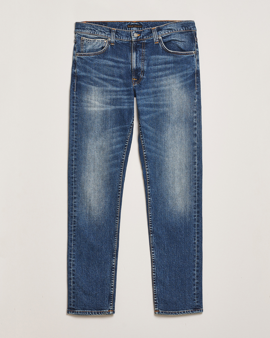 Herre | Jeans | Nudie Jeans | Lean Dean Jeans Worn In Selvage