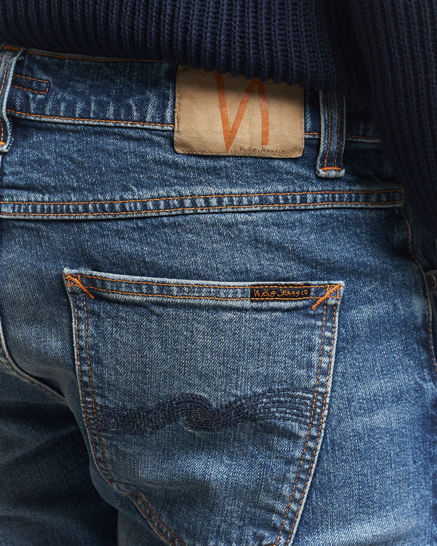 Herre | Jeans | Nudie Jeans | Lean Dean Jeans Worn In Selvage