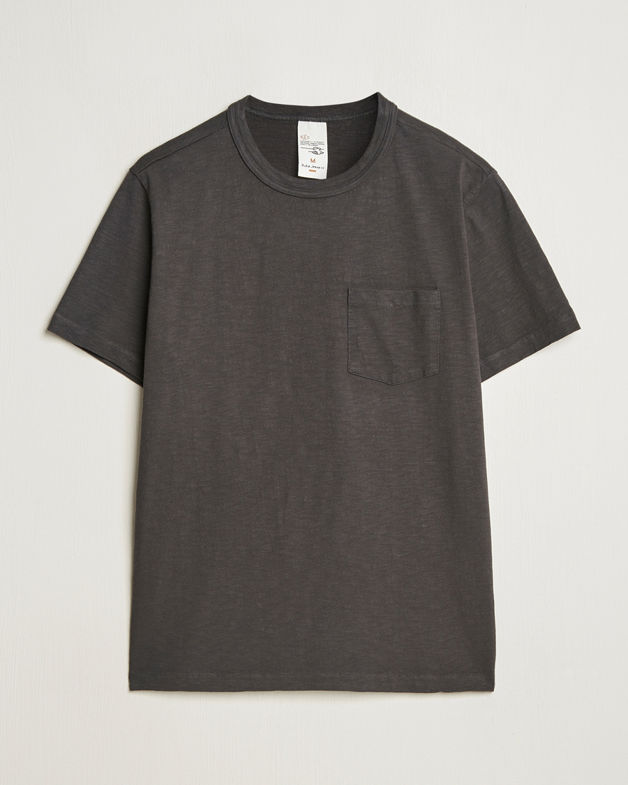Herre | T-Shirts | Nudie Jeans | Roy Heavy Slub T-Shirt Antracite