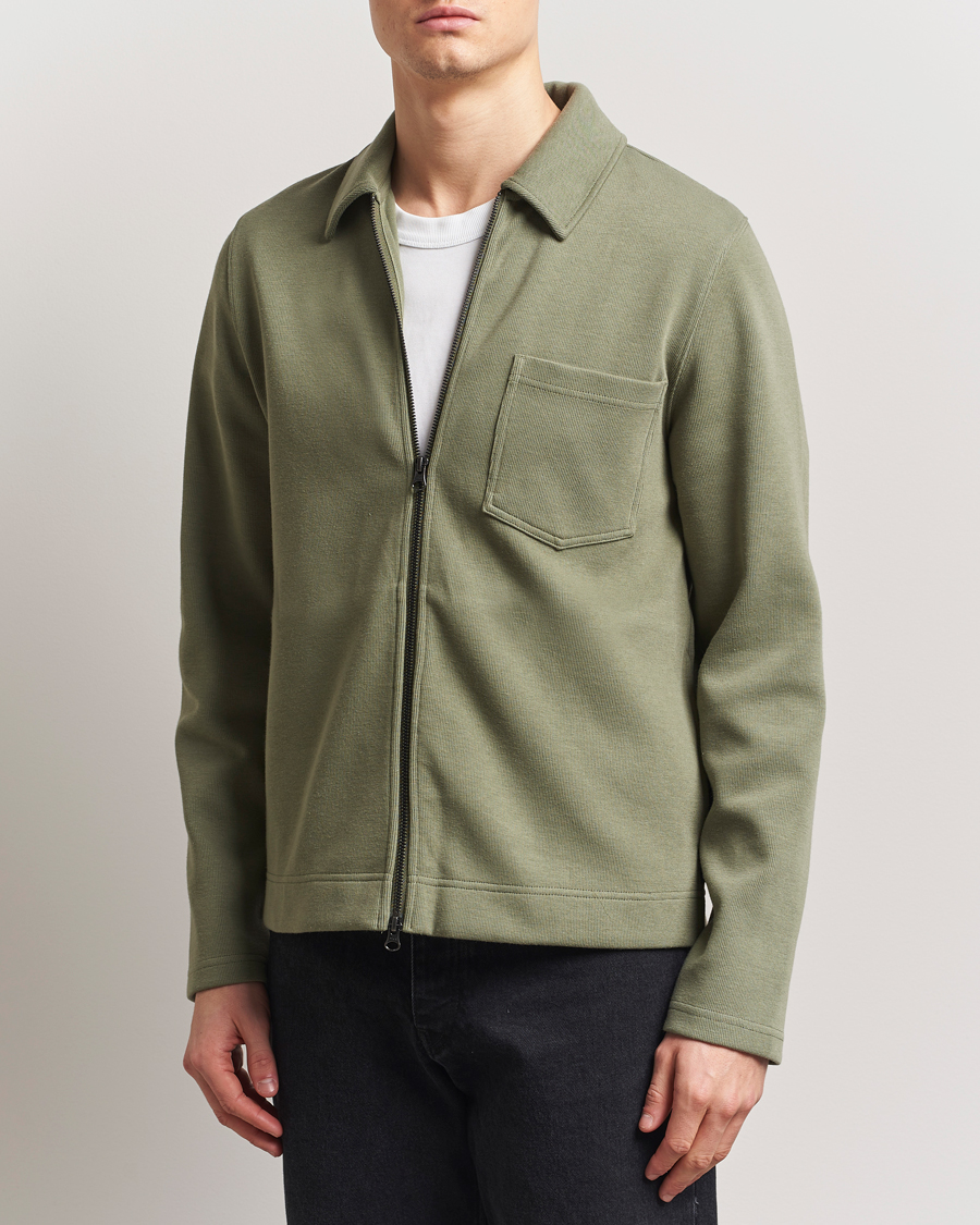 Herre | Trøjer | Samsøe Samsøe | Hannes Full Zip Sweater Four Leaf Clover