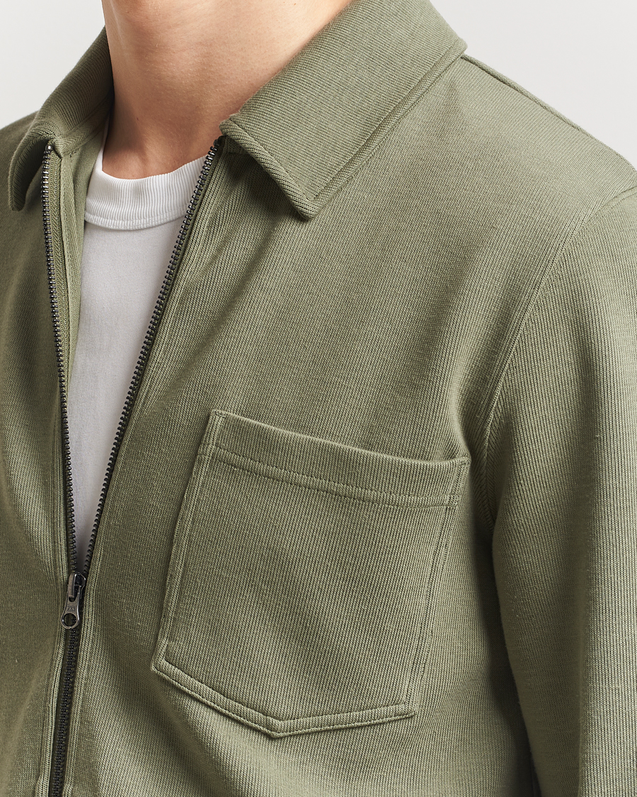 Herre | Trøjer | Samsøe Samsøe | Hannes Full Zip Sweater Four Leaf Clover